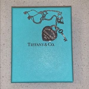 Tiffany Heart Tag with Key Pendant